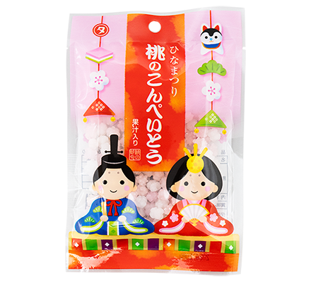 ひなまつり桃のこんぺいとう