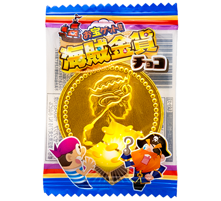 1個海賊金貨チョコ