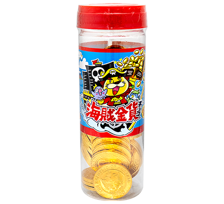 ポット海賊金貨チョコ60個