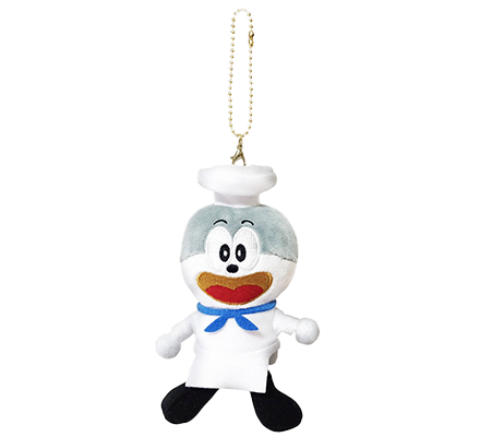 うまえもんぬいぐるみキーホルダー（コーンポタージュ）